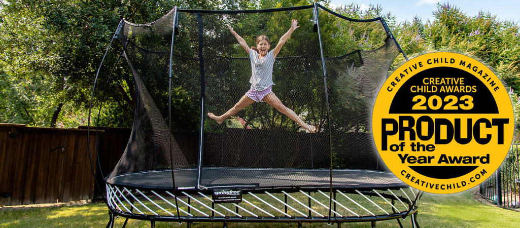 Springfree Trampoline Wins 2023 Creative Child Award for Product of the Year