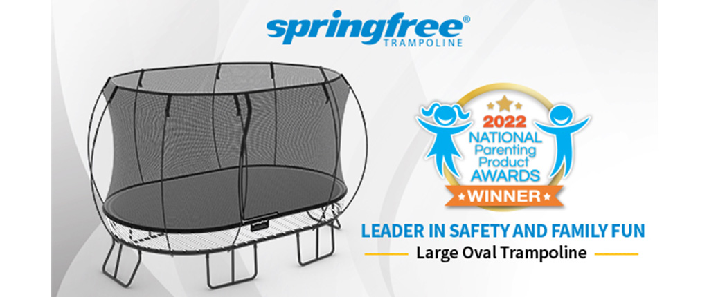 Springfree Trampoline Wins 2022 National Parenting Product Award