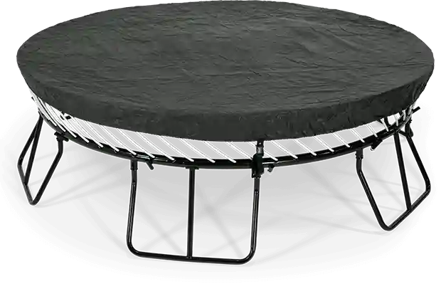 Trampoline with a cover