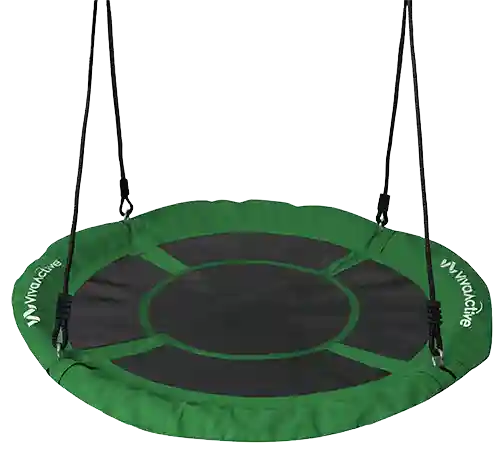 Round platform tree swing