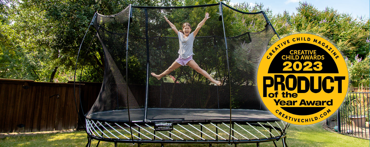 Springfree Trampoline Wins 2023 Creative Child Award for Product of the Year 