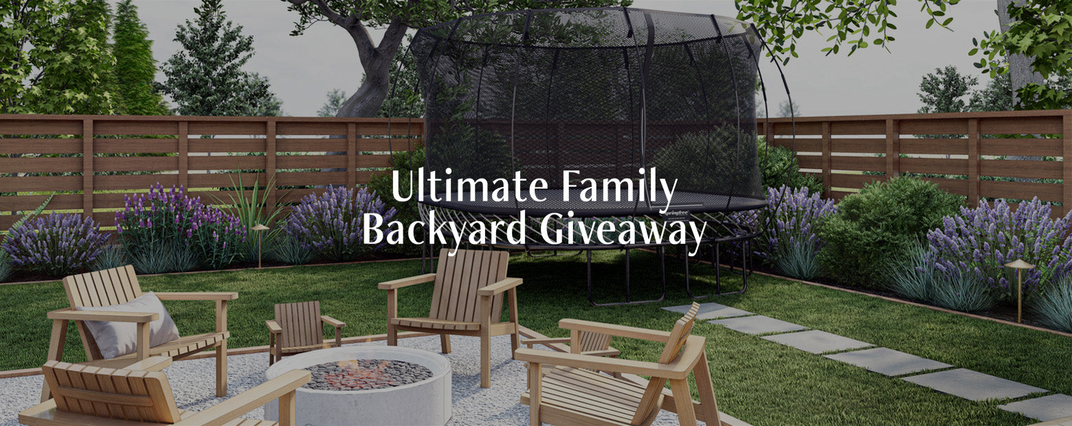 Backyard Giveaway: Win a Springfree Trampoline & Yardzen Makeover!