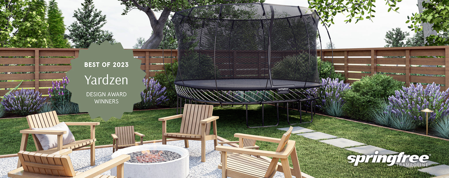 Springfree Trampoline Wins Yardzen Annual Design Award for Best Trampoline 
