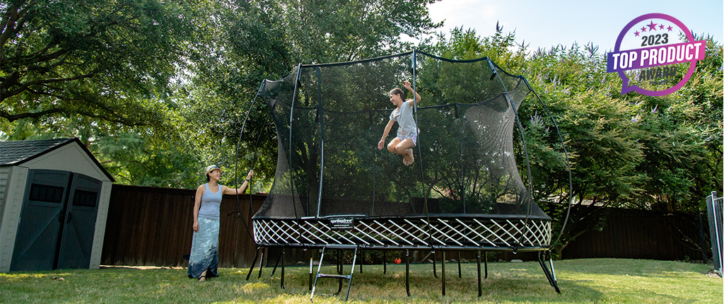 Top Product Award 2023 Parent Tested Parent Approved - Springfree Trampoline