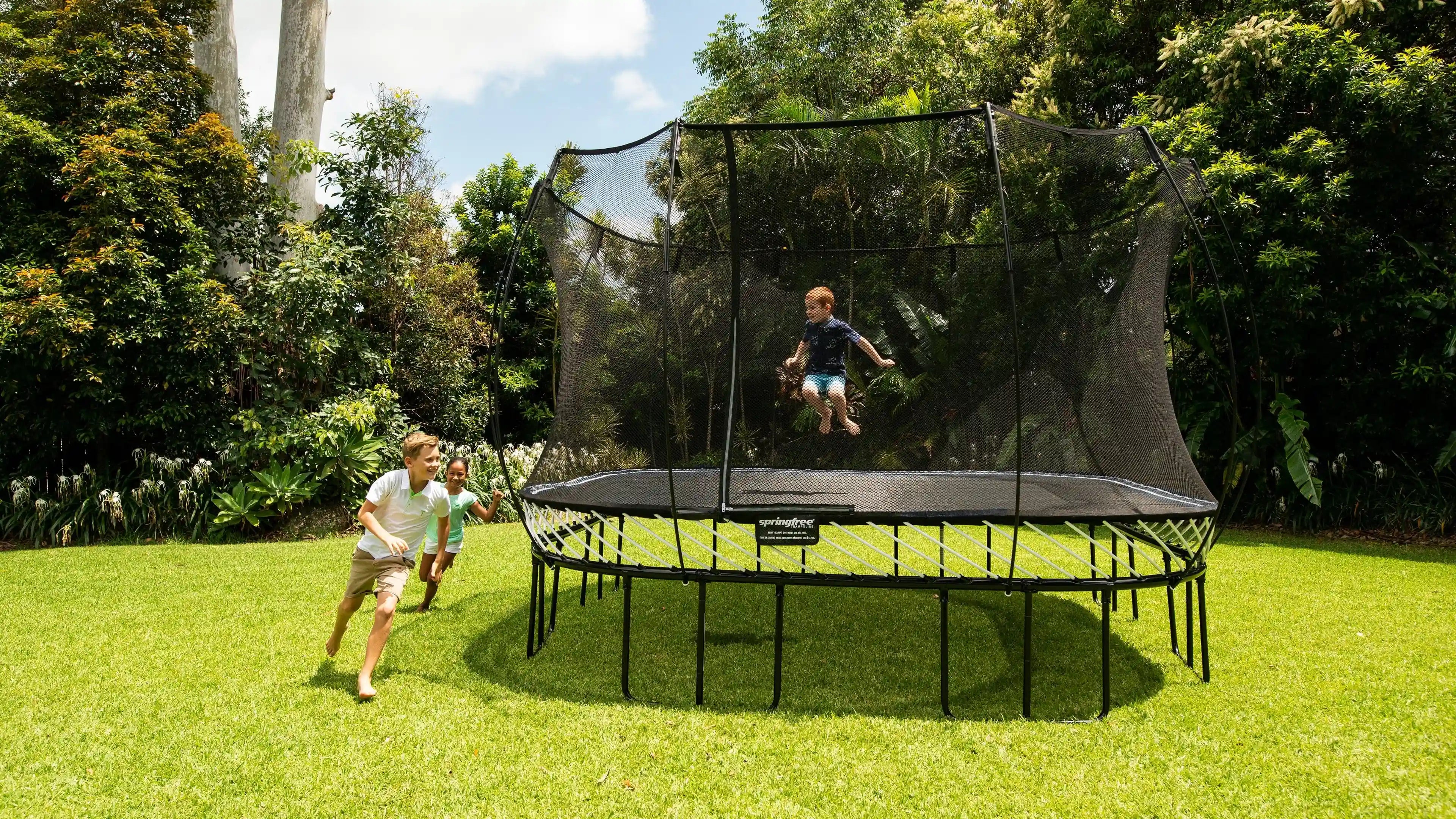 Jumbo Square Trampoline 13ft Large Trampoline