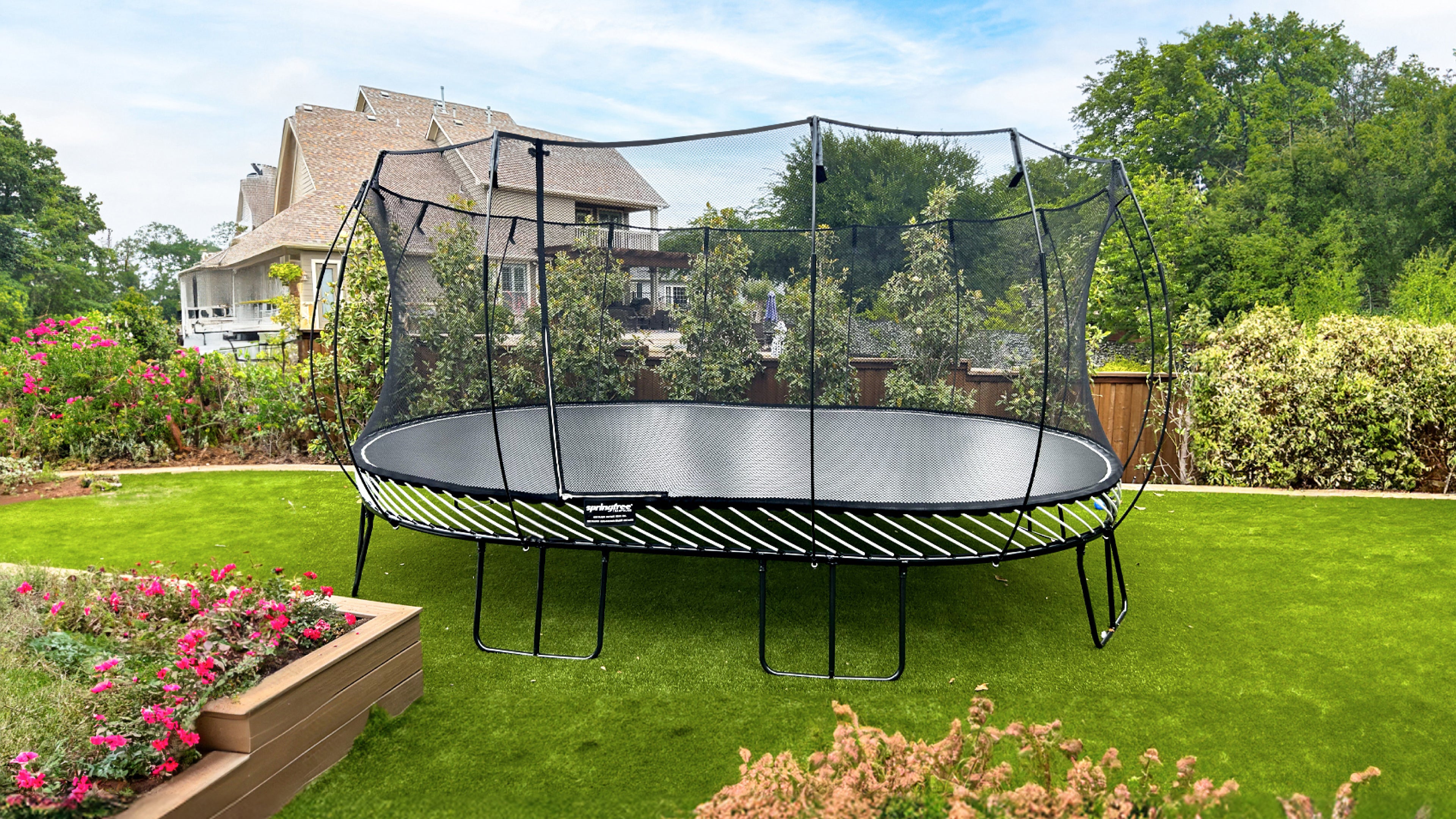 Jumbo Oval 12ftx19ft Big Trampoline Springfree Trampoline Jumbo Oval 12ftx19ft Big Trampoline Springfree Trampoline