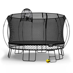 Jumbo Round Trampoline / Pure Black