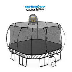Jumbo Square Trampoline / Pure Black