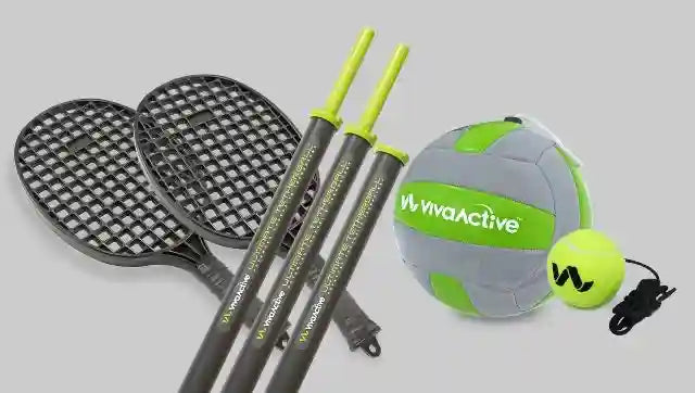 tetherball and swingball set